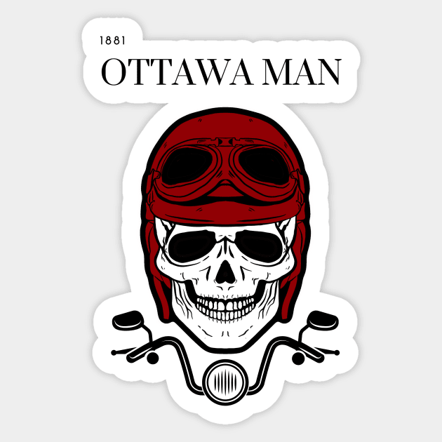 with red helmet motorcycle ottawa man design Sticker by hasanclgn